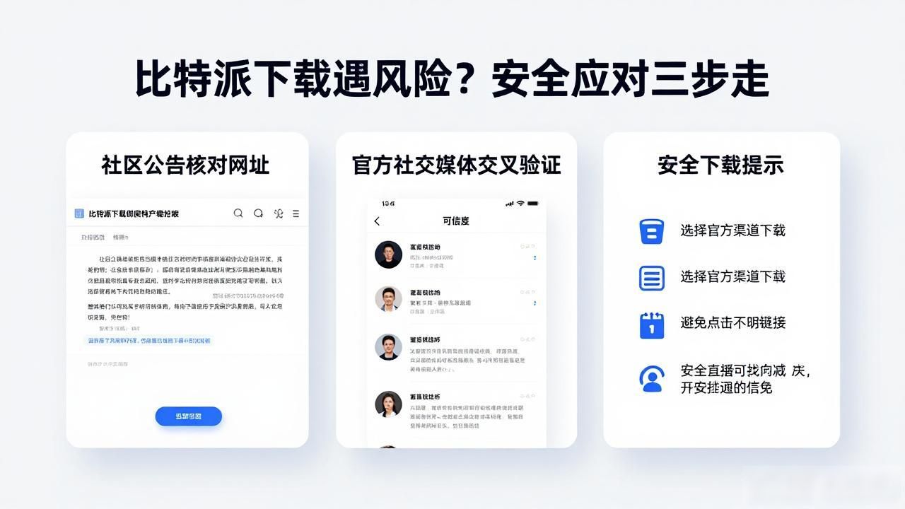 遇到安全隐患时,如何应对bitpie比特派钱包的下载问题?_助记词安全风险防范_比特派钱包官方下载渠道