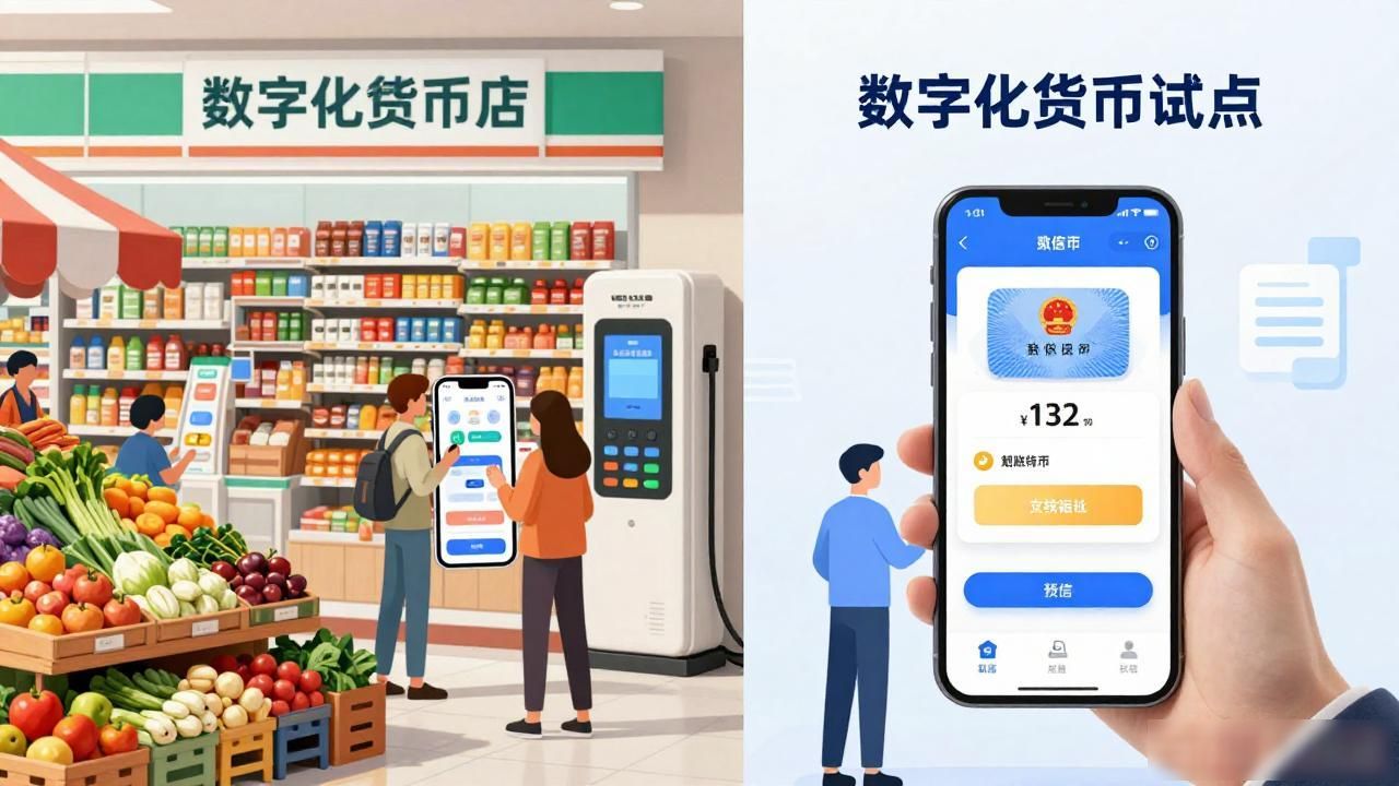 数字化货币内测_数字化货币试点城市 高频零售政务发放 小额匿名大额可追溯