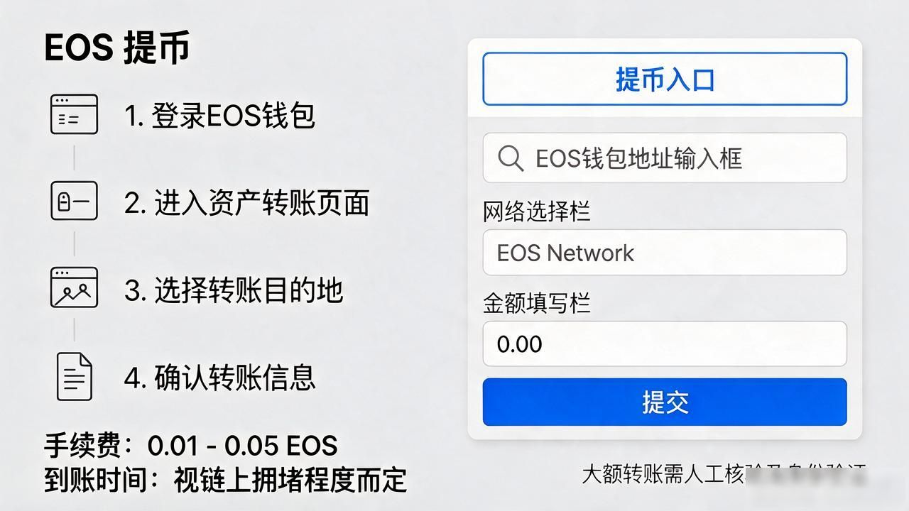 EOS充币提币完整流程指南_数字货币eos如何充币提币_EOS充值网络选择错误怎么办